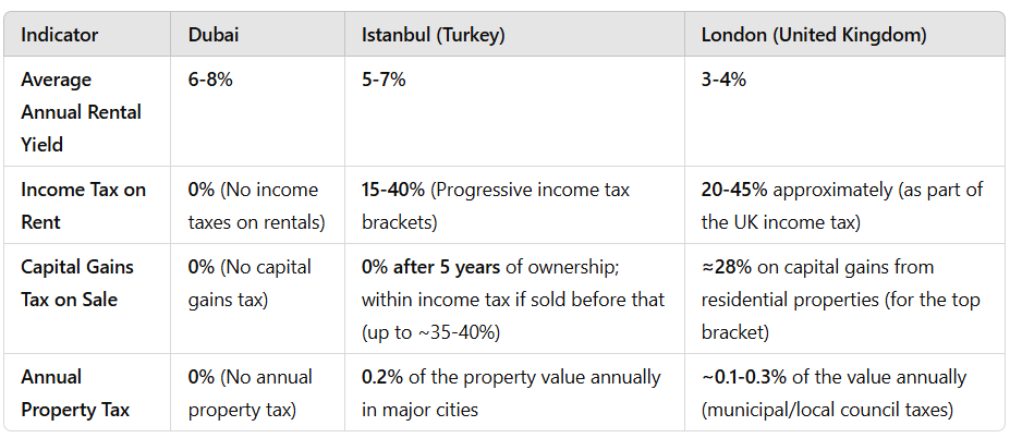 Yatırım Getirisi (ROI) ve Diğer Pazarlarla Karşılaştırma